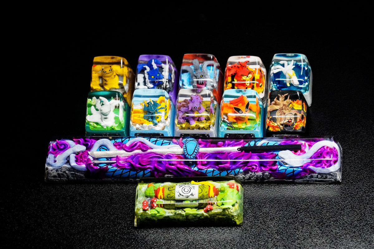 Anime-Inspired Keycaps