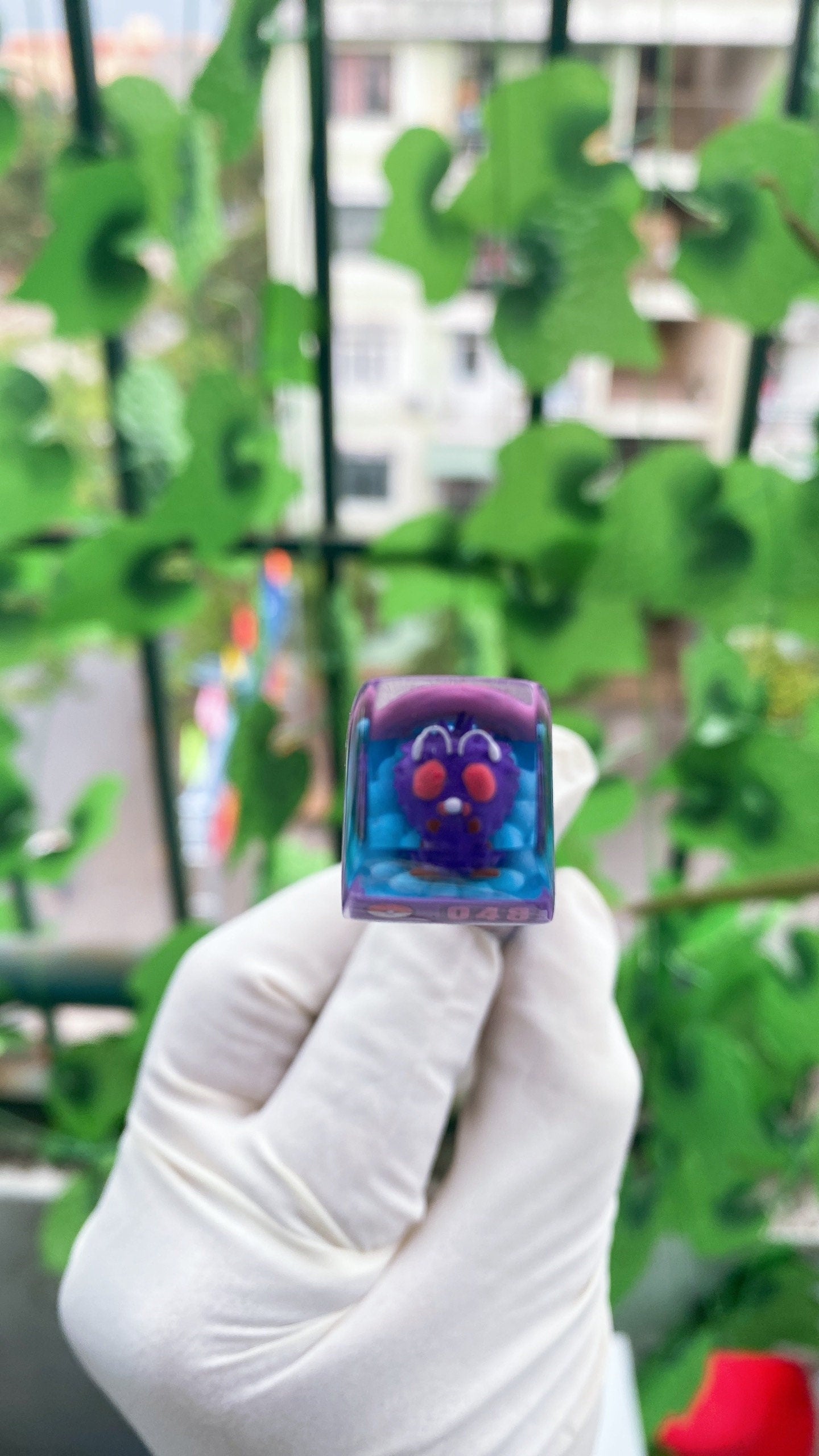 048 Venonat Pokemon, Pokemon Keycap, Pokemon Character Keycap, Artisan Keycap, Custom Pokemon Resin Keycap, Pokemon Resin Han