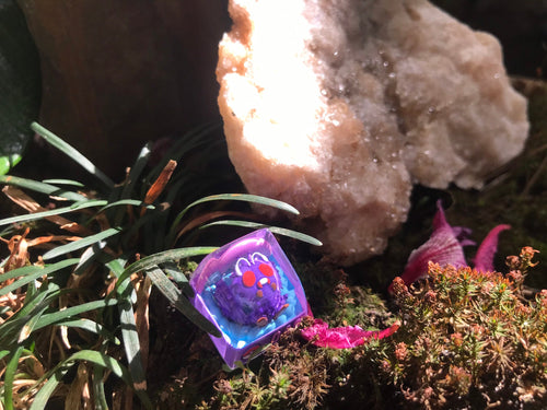 048 Venonat Pokemon, Pokemon Keycap, Pokemon Character Keycap, Artisan Keycap, Custom Pokemon Resin Keycap, Pokemon Resin Han
