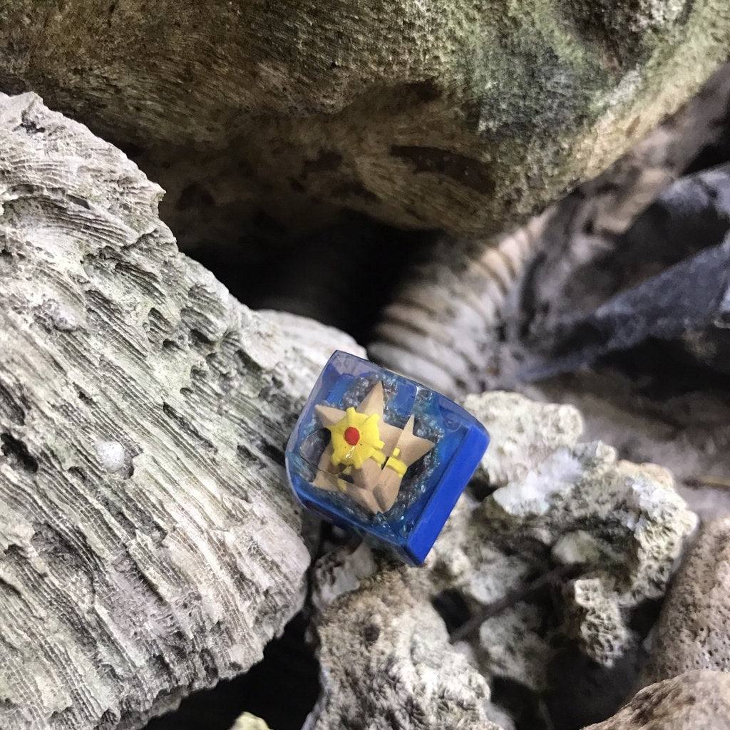 120 Staryu Pokemon, Pokemon Keycap, Pokemon Character Keycap, Artisan Keycap, Custom Pokemon Resin Keycap, Pokemon Resin Hand