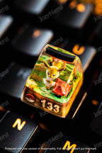 Ee.ve.e keycap, Custom pok.e.mon keycap, handmade keycaps, Artisan keycap, Cherry mx keycaps, Mechanical Gaming Keyboard, Gif