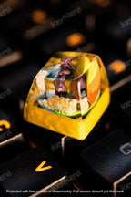 E.sp.eon keycap, Custom p.oke.m.on keycap, handmade keycaps, Artisan keycap, Cherry mx keycaps, Mechanical Gaming Keyboard, G