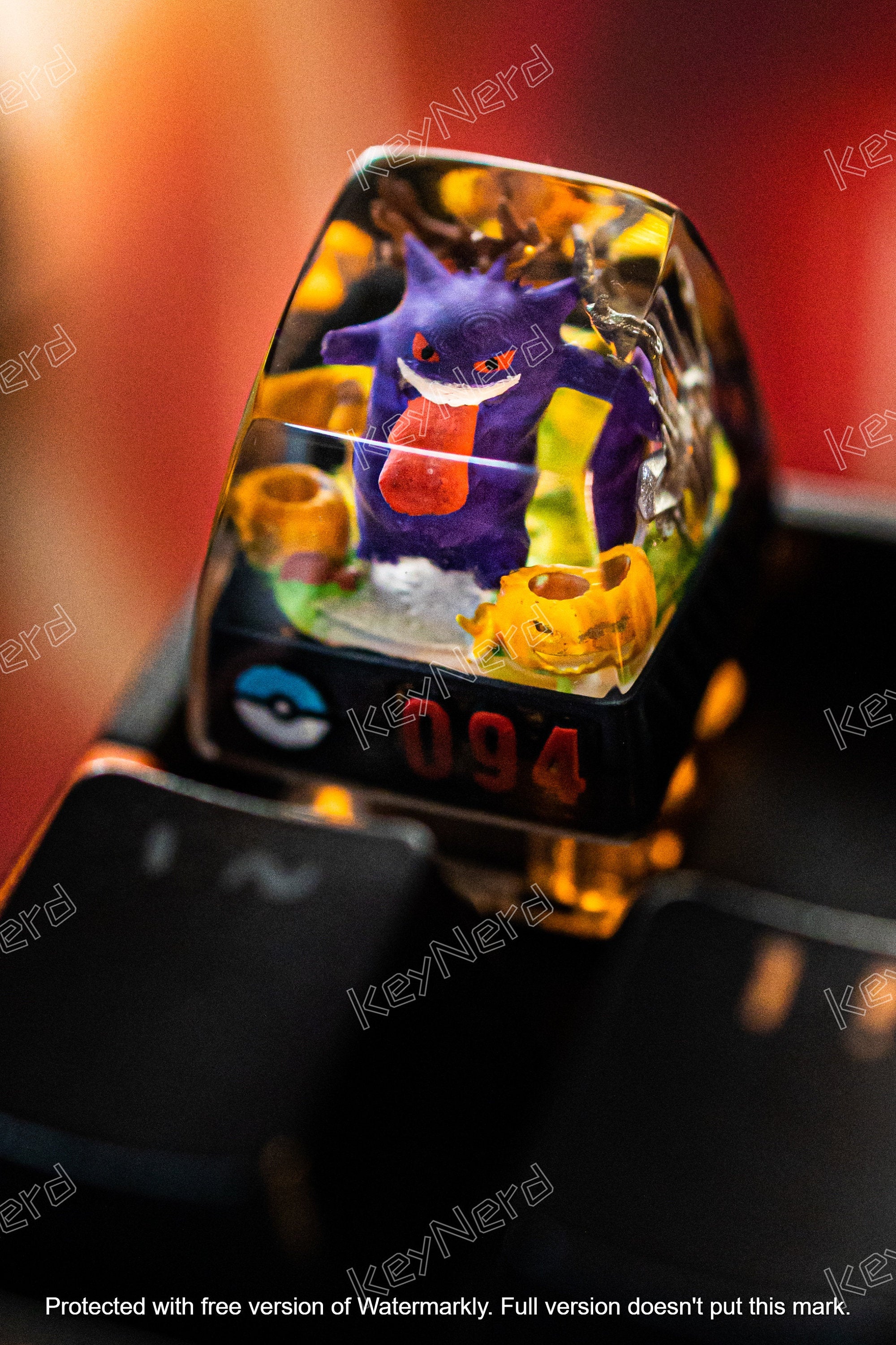 Ge.n.gar keycap, Custom pok.e.on keycap, handmade keycaps, Artisan keycap, Cherry mx keycaps, Mechanical Gaming Keyboard, Gif