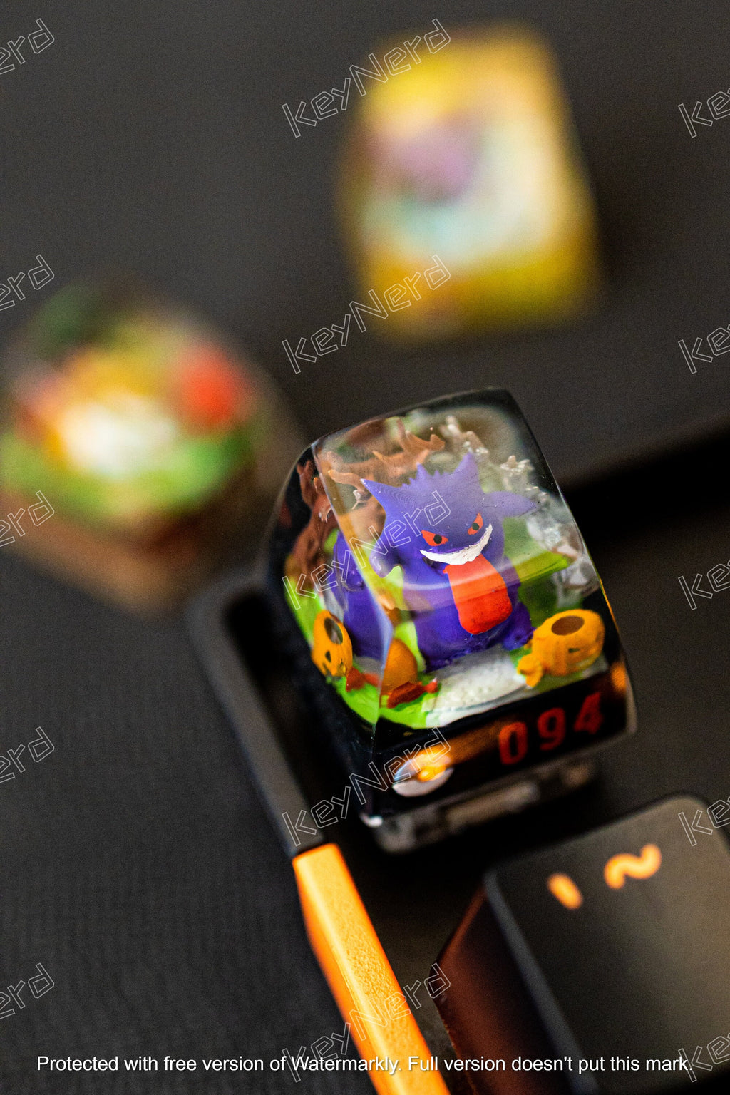 Ge.n.gar keycap, Custom pok.e.on keycap, handmade keycaps, Artisan keycap, Cherry mx keycaps, Mechanical Gaming Keyboard, Gif