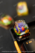 Ge.n.gar keycap, Custom pok.e.on keycap, handmade keycaps, Artisan keycap, Cherry mx keycaps, Mechanical Gaming Keyboard, Gif