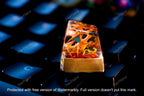 Cha.riza.rd keycap, Custom keycap, handmade keycaps, Artisan keycap, Cherry mx keycaps, Mechanical Gaming, Gift for him, Vale