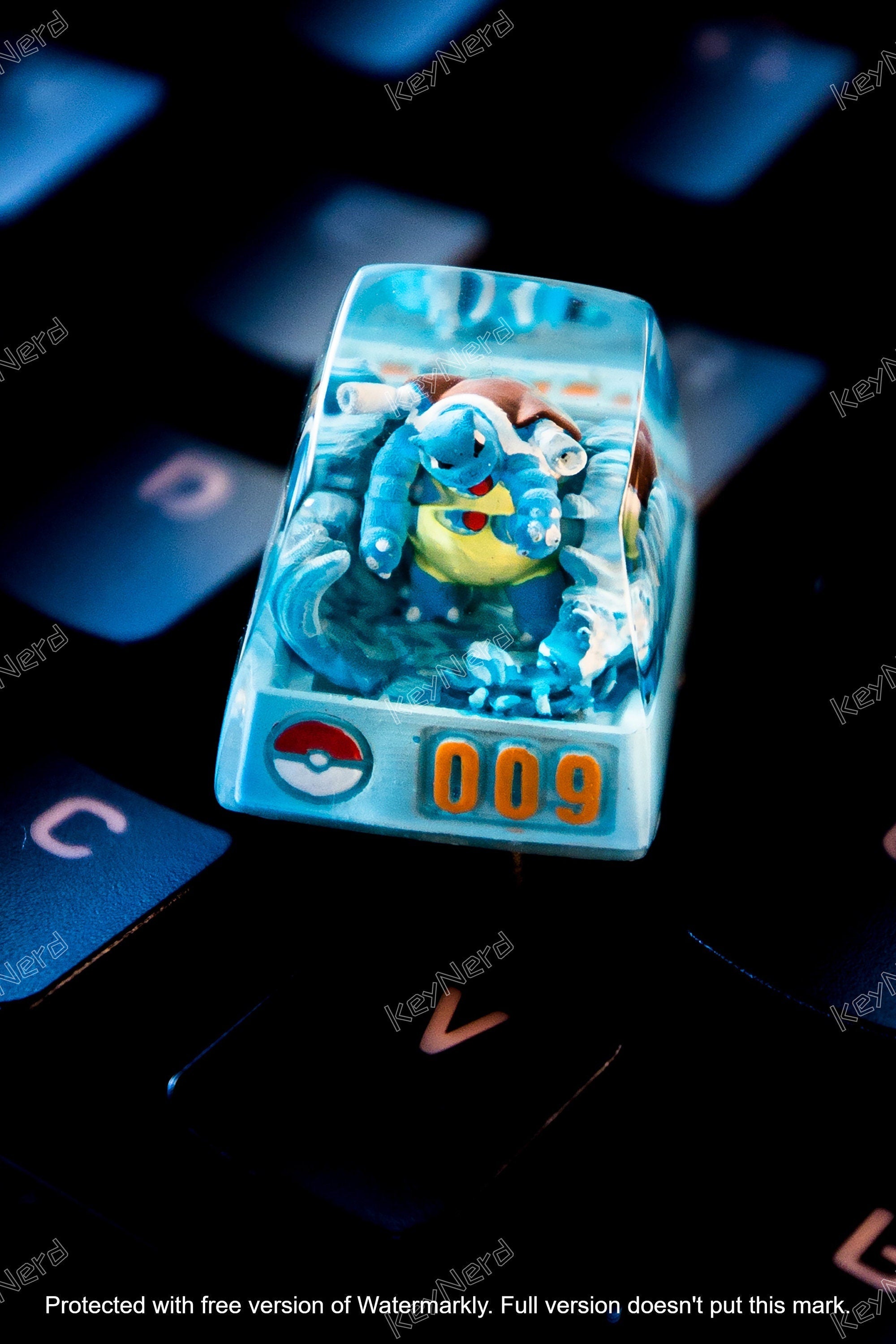 Sq.ui.rt.le, Wa.rt.ortle, Bla.stoi.se keycap, Custom p.oke.m.on keycap, handmade keycaps, Artisan keycap,, Mechanical Gaming