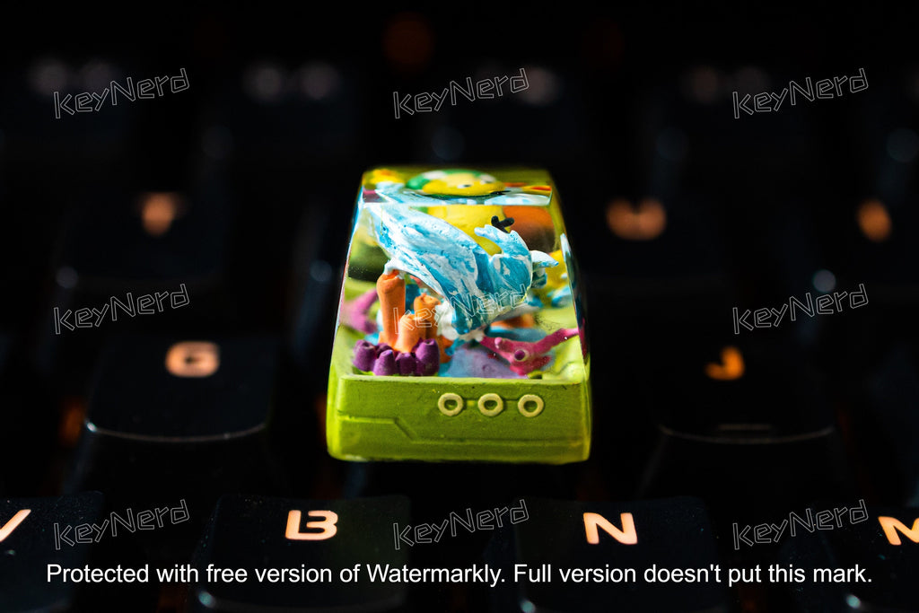 P.sy.d.u.ck keycap, Custom po.ke.m.on keycap, handmade keycaps, Artisan keycap, Cherry mx keycaps, Mechanical Gaming Keyboard