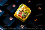 Fl.ar.eon. keycap, Custom p.ok.em.on keycap, handmade keycaps, Artisan keycap, Cherry mx keycaps, Mechanical Gaming Keyboard,