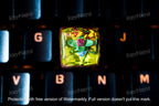 I.vys.aur keycap, Custom pok.em.on keycap, handmade keycaps, Artisan keycap, Cherry mx keycaps, Mechanical Gaming Keyboard, G