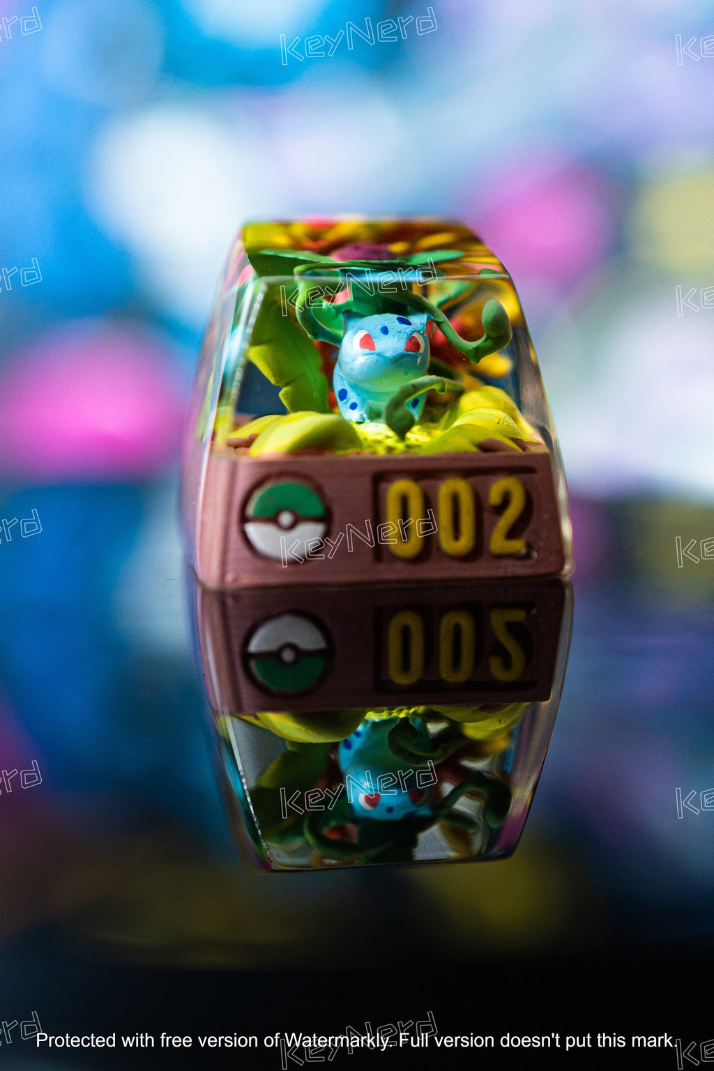 I.vys.aur keycap, Custom pok.em.on keycap, handmade keycaps, Artisan keycap, Cherry mx keycaps, Mechanical Gaming Keyboard, G