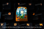 Wartortle keycap, Custom pokemon keycap, handmade keycaps, Artisan keycap, Cherry mx keycaps, Mechanical Gaming Keyboard, Gif