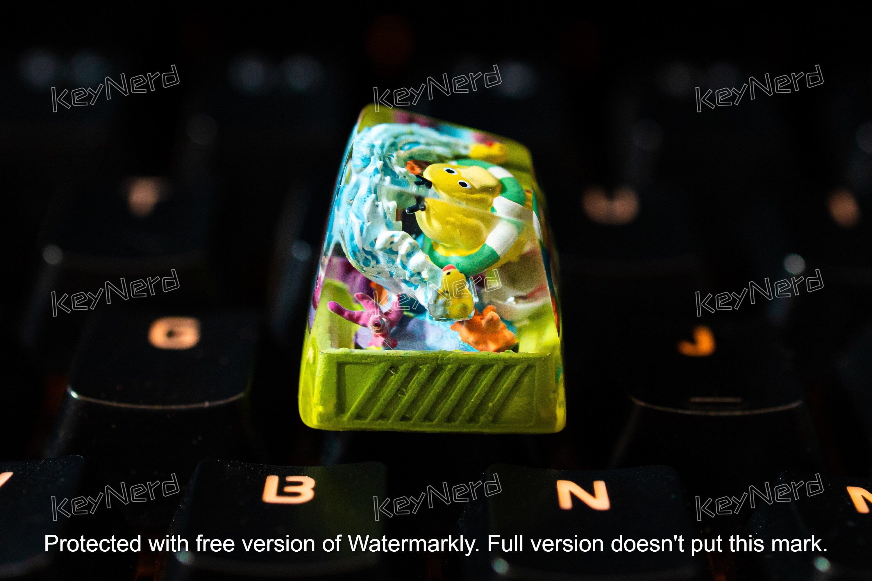 P.sy.d.u.ck keycap, Custom po.ke.m.on keycap, handmade keycaps, Artisan keycap, Cherry mx keycaps, Mechanical Gaming Keyboard