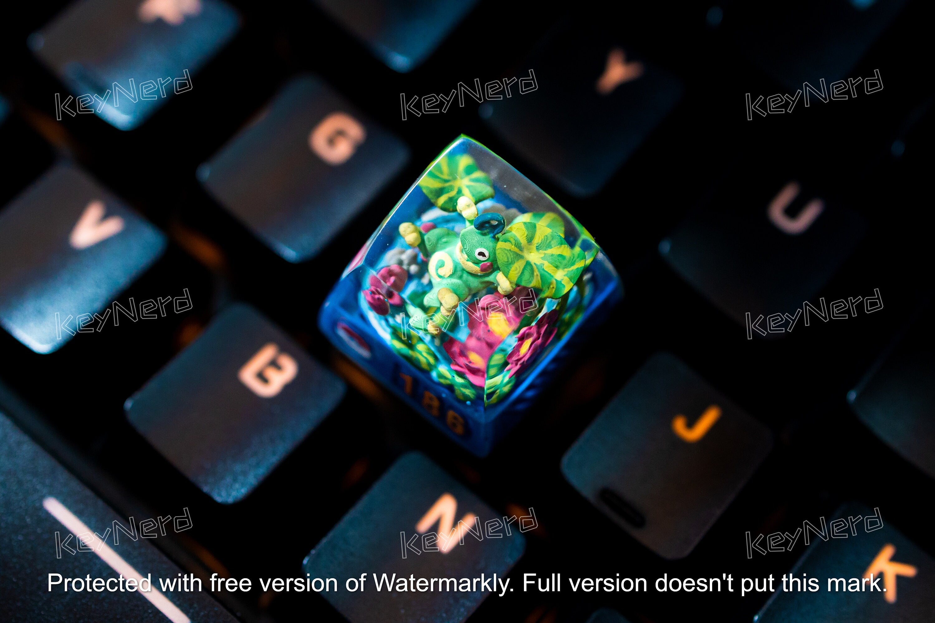 P.oli.to.ed keycap, Custom po.ke.mon keycap, handmade keycaps, Artisan keycap, Cherry mx keycaps, Mechanical Gaming Keyboard,