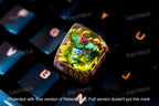 I.vys.aur keycap, Custom pok.em.on keycap, handmade keycaps, Artisan keycap, Cherry mx keycaps, Mechanical Gaming Keyboard, G