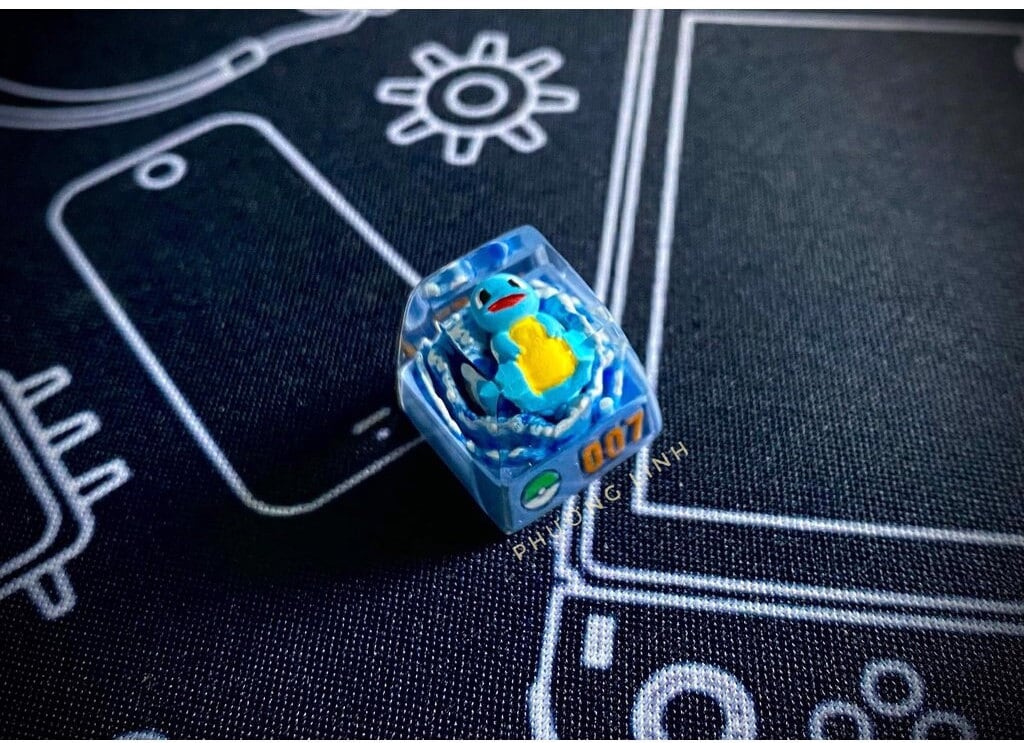 Sq.ui.rt.le, Wa.rt.ortle, Bla.stoi.se keycap, Custom p.oke.m.on keycap, handmade keycaps, Artisan keycap,, Mechanical Gaming