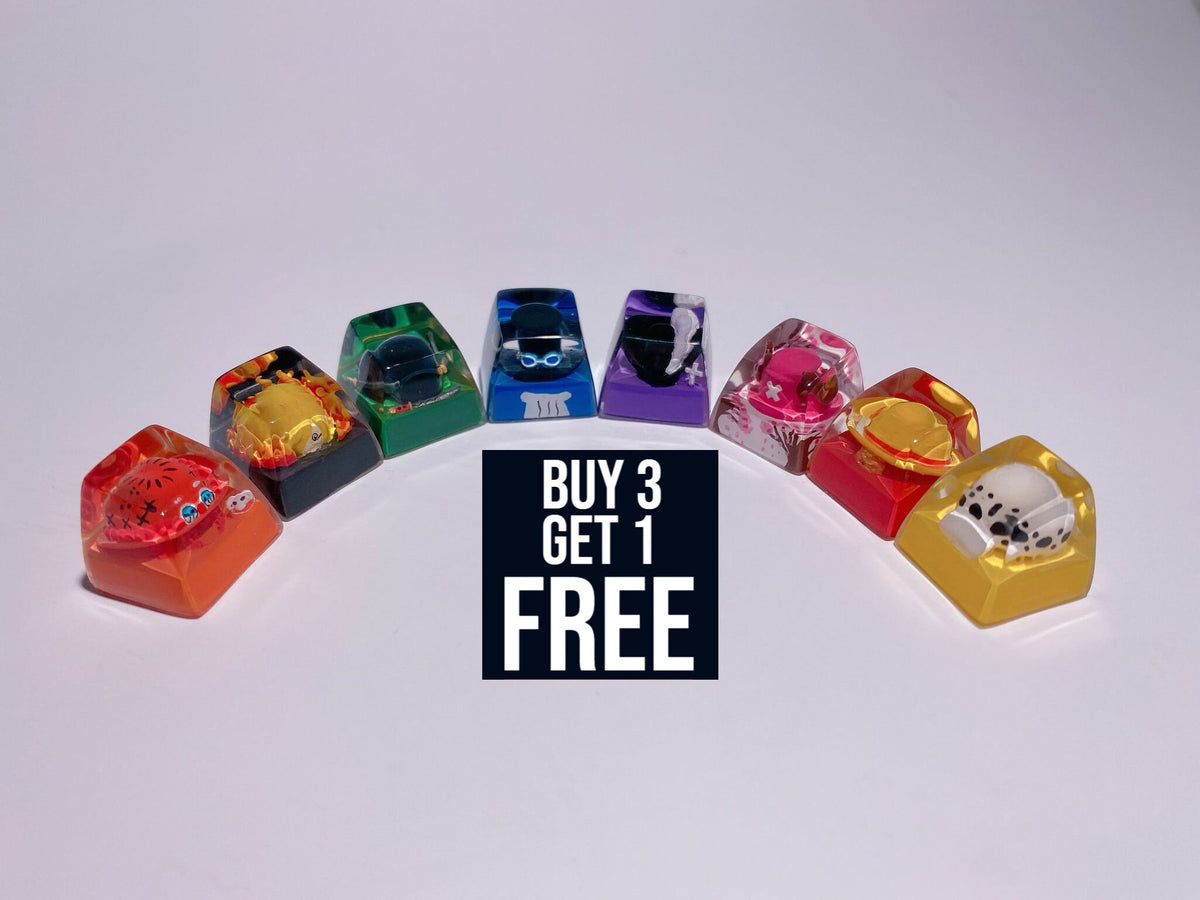 BUY 3 GET 1 FREE Keycap,Custom keycap,handmade keycaps,Artisan keycap,Cherry mx keycaps,Mechanical Gaming Keyboard,Gift for h