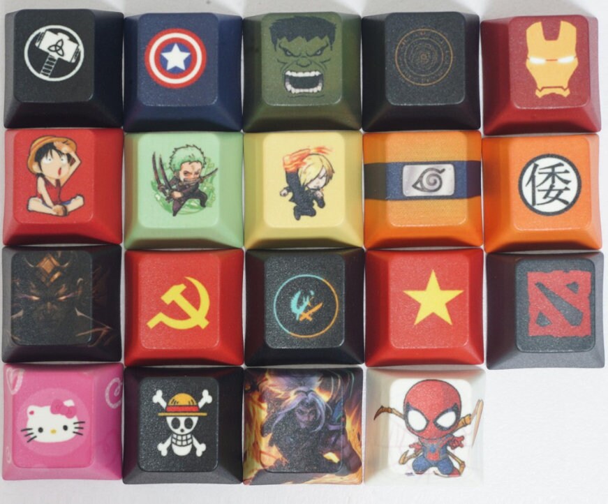 Custom your keycap, ESC Keycap, anime keycap, movie keycaps , Cherry mx, Mechanical Keyboard, numpad keycaps
