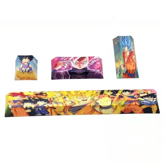 Set 4 of anime keycaps, hot blood keycaps, character keycaps, full set of keycaps, cute keycaps, space keycaps, ESC keycaps,