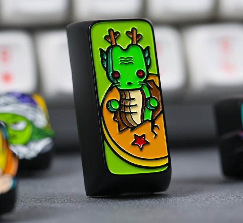 Metal Dr.a.gon artisan keycap, gift for him