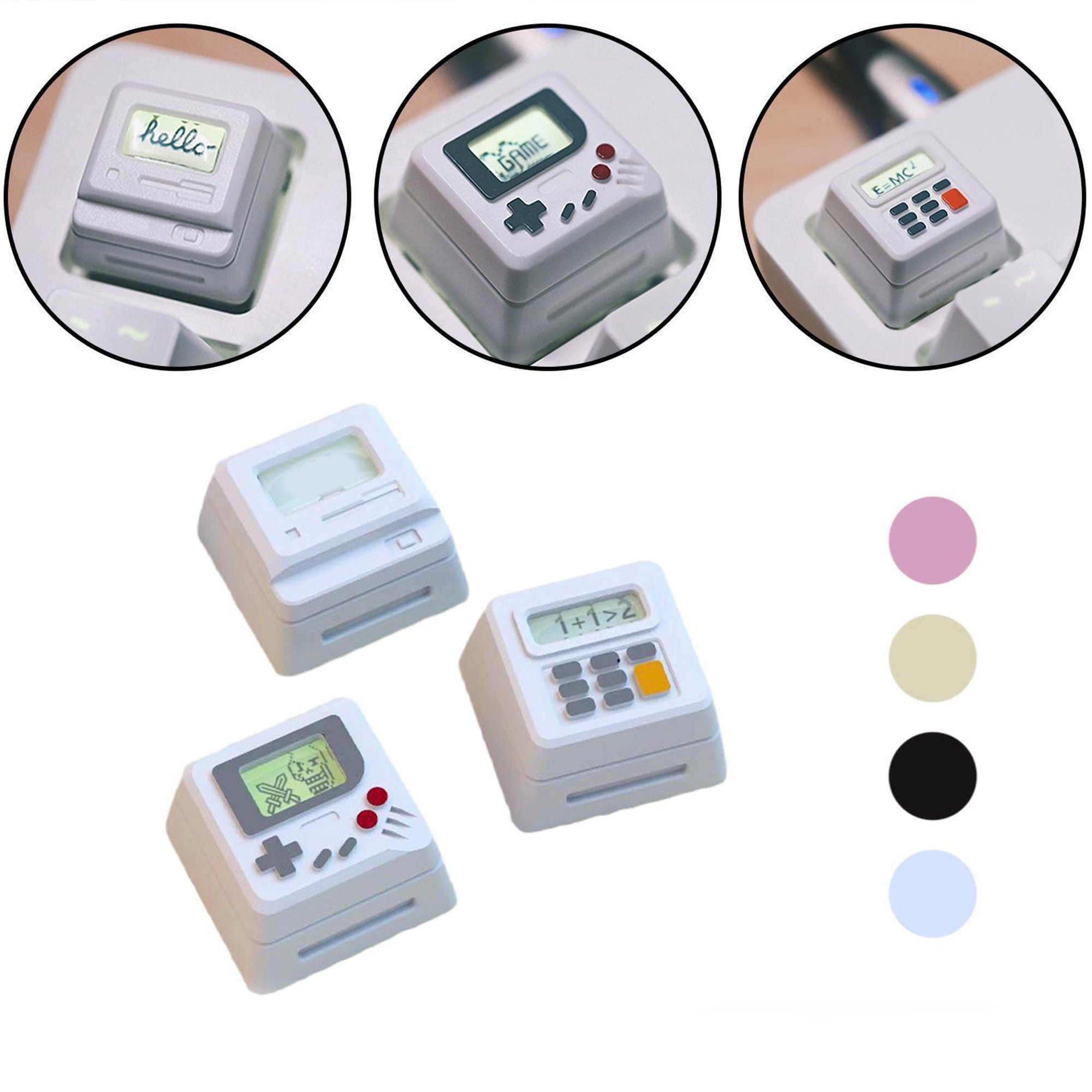 GameBoy Keycap, Artisan Keycap, Custom Gameboy Keycap, Custom Keycaps, Resin Keycap, ESC Keycap, Keycap Set, 1U Keycap
