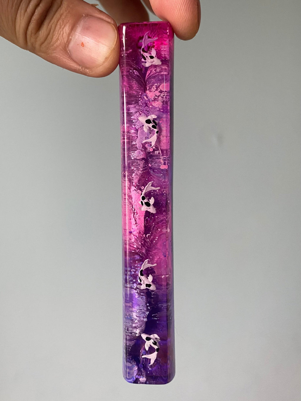 Koi keycap, Gift for her,Keyboard decoration,Koi Fish keycap, Custom keycap, Artisan keycap, Cherry mx keycaps, Resin Keycap