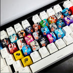 Koi keycap, Gift for her,Keyboard decoration,Koi Fish keycap, Custom keycap, Artisan keycap, Cherry mx keycaps, Resin Keycap