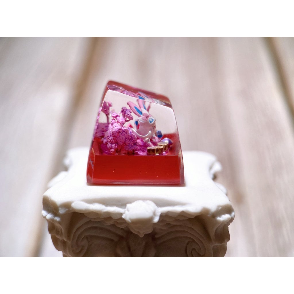 Syl.v.eo.n keycap, Custom poke.m.on keycap, Keycap, Keycaps, Artisan keycap, Cherry mx keycaps, Mechanical Gaming Keyboard, G
