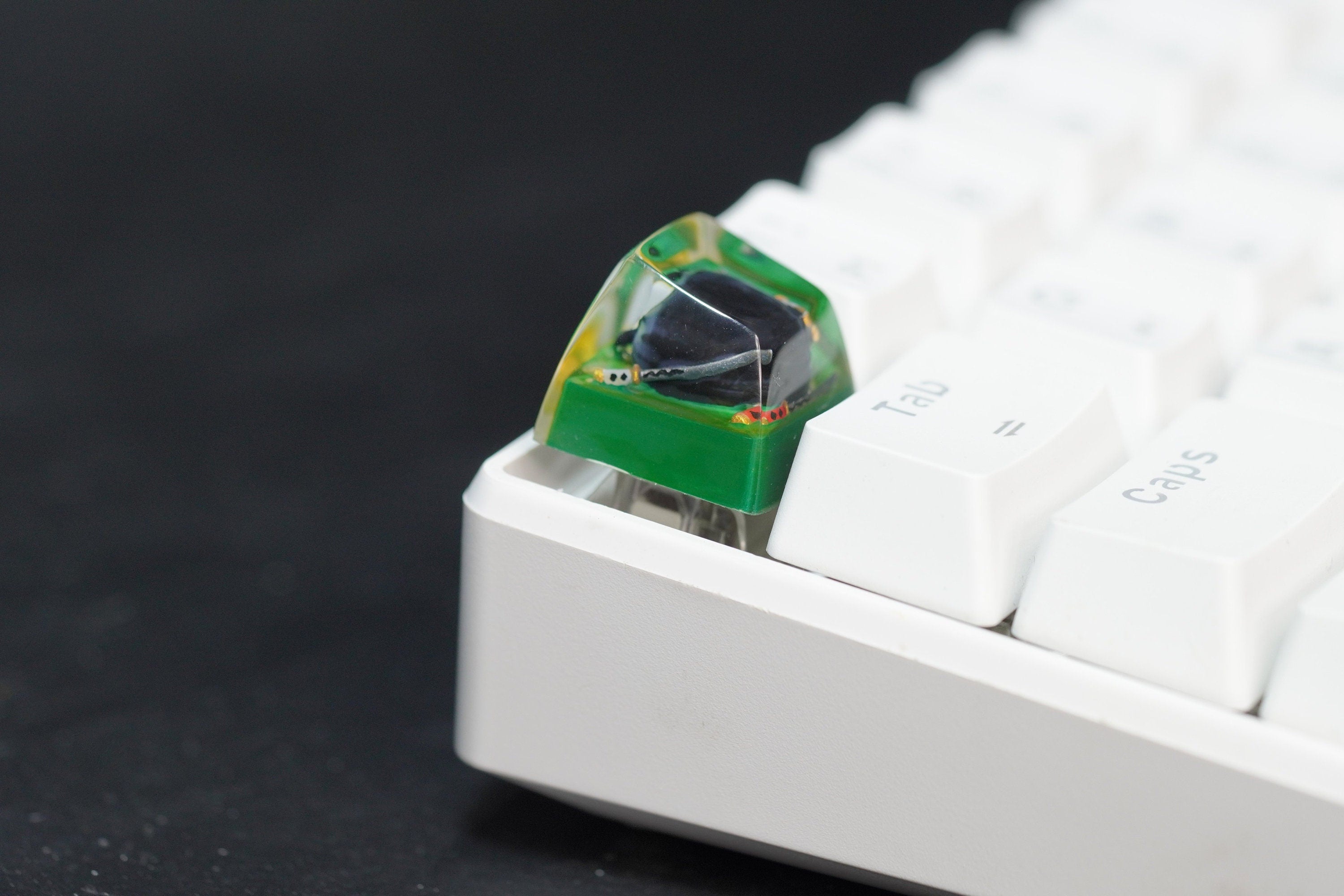 Cute hats keycap, Custom keycap, handmade keycaps,Cherry mx keycaps,Mechanical Gaming Keyboard,Gift for him