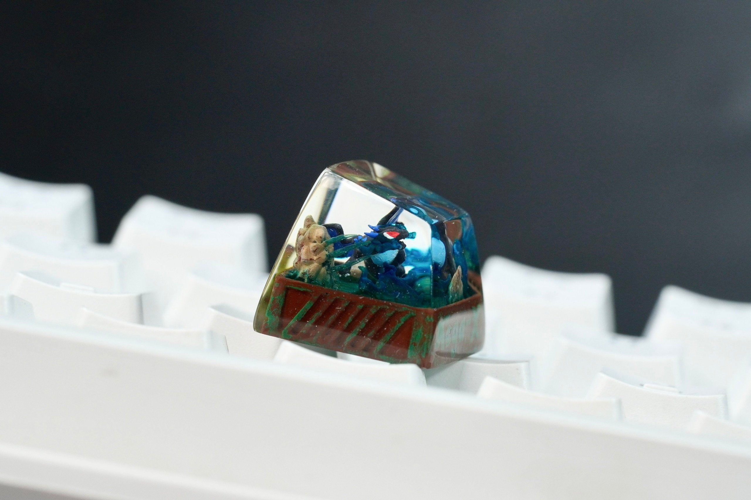 C.hari.za.rd Mega X keycap, Custom po.kem.on keycap, handmade keycaps, Artisan keycap, Cherry mx keycaps, Mechanical Gaming,G