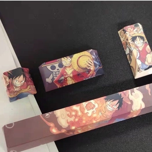 Set 4 of anime keycaps, hot blood keycaps, character keycaps, full set of keycaps, cute keycaps, space keycaps, ESC keycaps,