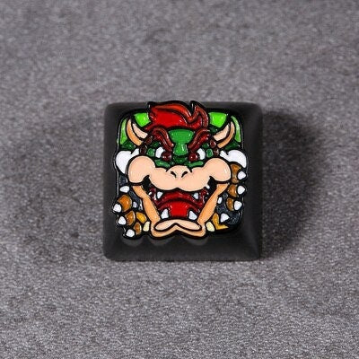 Metal Artisan Keycap, cute keycap, mushroom keycap, anime keycap, gaming keycap. Metal Alloy Keycap, Handmade Keycap, Anime K