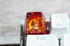 Cha.rm.and.er keycap, Custom po.ke.mo.n keycap, handmade keycaps, Artisan keycap, Cherry mx keycaps, Mechanical Gaming Keyboa
