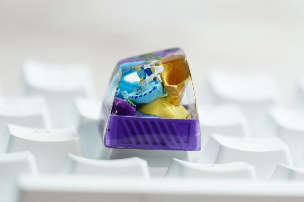 Vap.ore.on keycap, Custom poke.mo.n keycap, handmade keycaps, Artisan keycap, Cherry mx keycaps, Mechanical Gaming Keyboard,