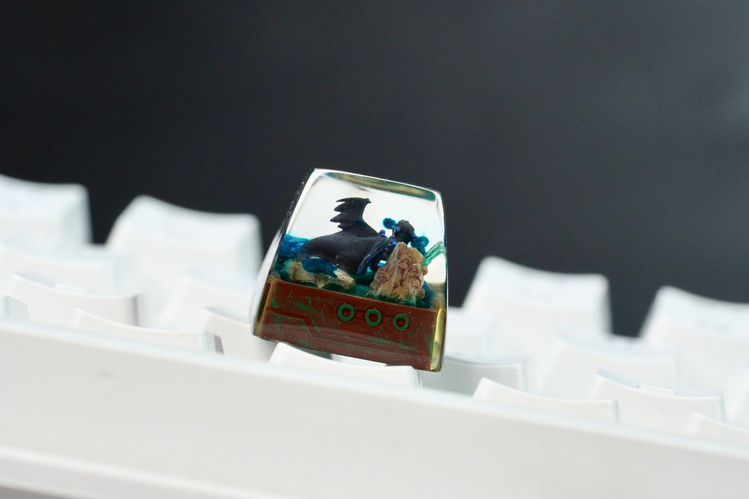 C.hari.za.rd Mega X keycap, Custom po.kem.on keycap, handmade keycaps, Artisan keycap, Cherry mx keycaps, Mechanical Gaming,G