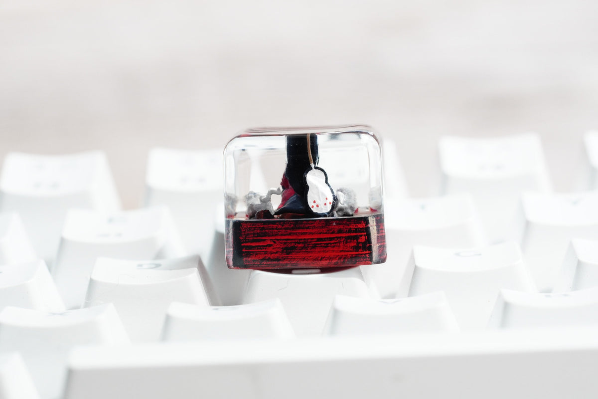 Ninja Keycap, japan keycap,Tailed Beast Keycap,Resin Keycap, Custom Keycaps, ESC Keycap,Keycap Set, Handmade Keycap, Cube key