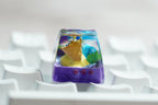 Vap.ore.on keycap, Custom poke.mo.n keycap, handmade keycaps, Artisan keycap, Cherry mx keycaps, Mechanical Gaming Keyboard,