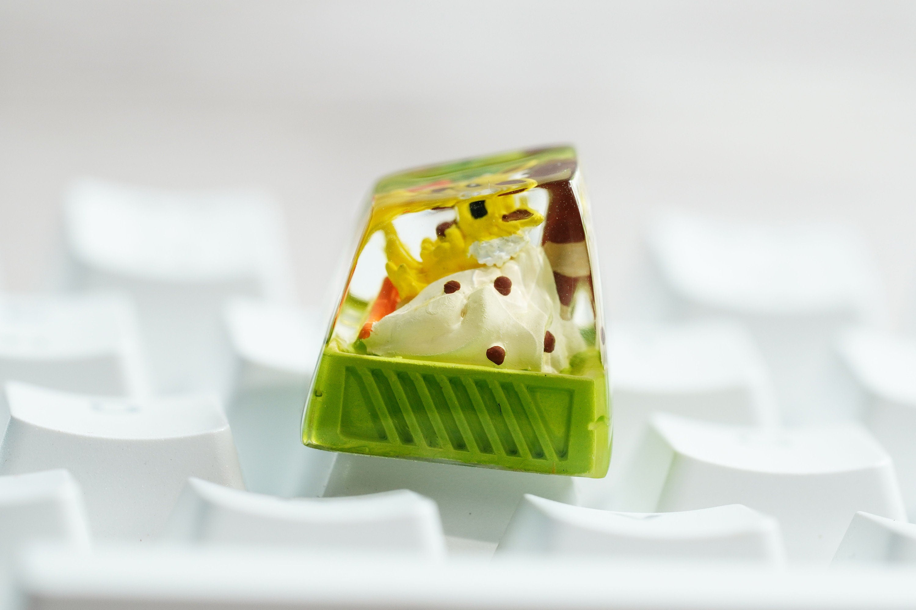 Jol.te.on keycap, Custom pok.e.mon keycap, handmade keycaps, Artisan keycap, Cherry mx keycaps, Mechanical Gaming Keyboard, G