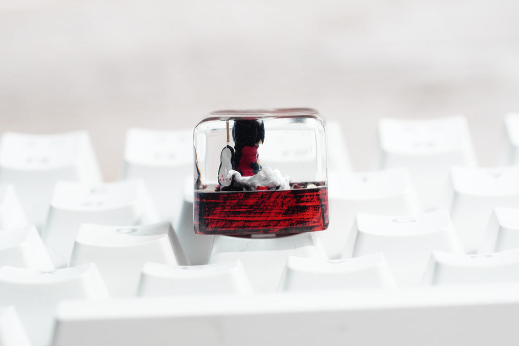 Ninja Keycap, japan keycap,Tailed Beast Keycap,Resin Keycap, Custom Keycaps, ESC Keycap,Keycap Set, Handmade Keycap, Cube key