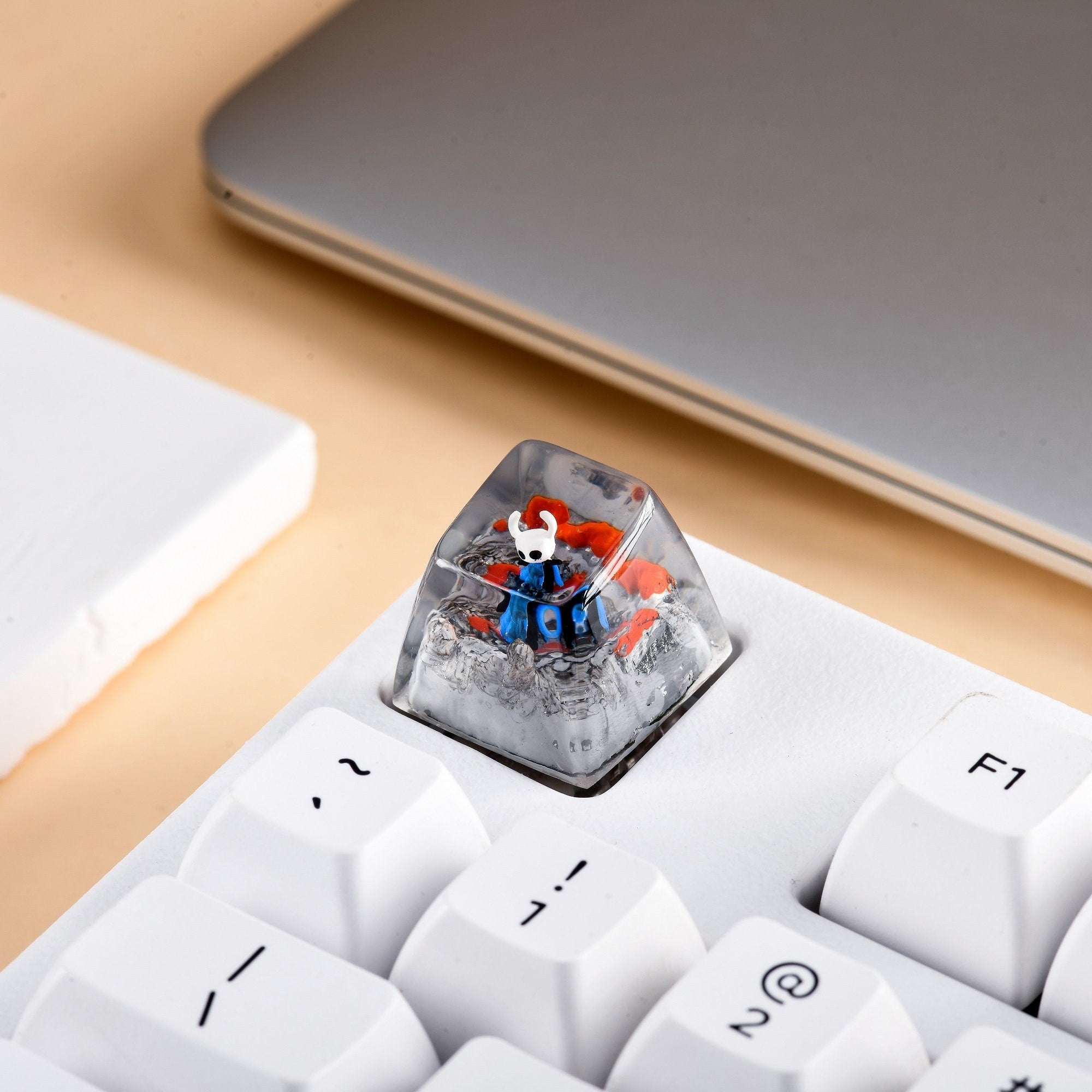 Handmade H.oll.ow K.night inspired keycap for mechanical keyboard, Anime keycap, custom gaming keyboard,Gift for him, Gift fo