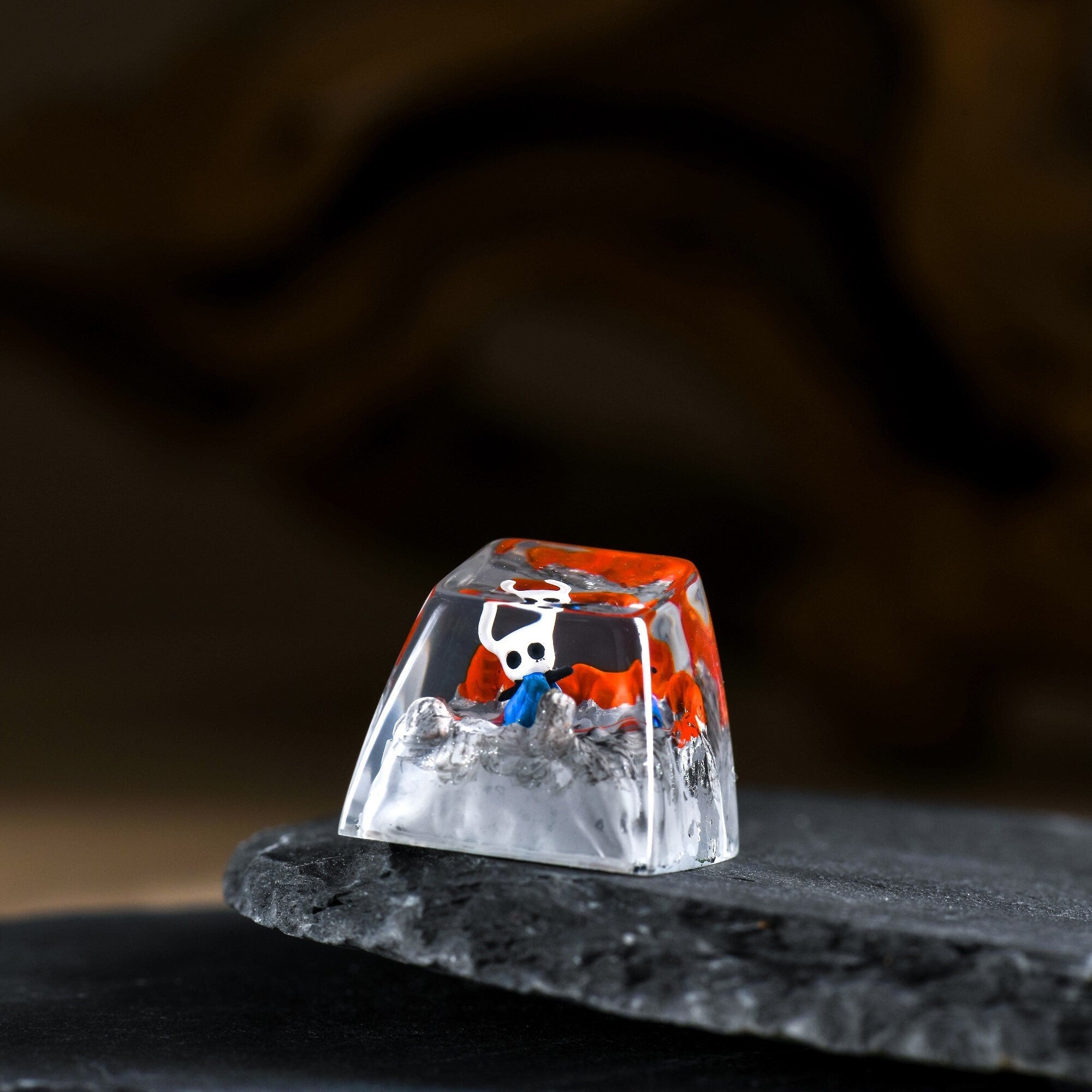 Handmade H.oll.ow K.night inspired keycap for mechanical keyboard, Anime keycap, custom gaming keyboard,Gift for him, Gift fo