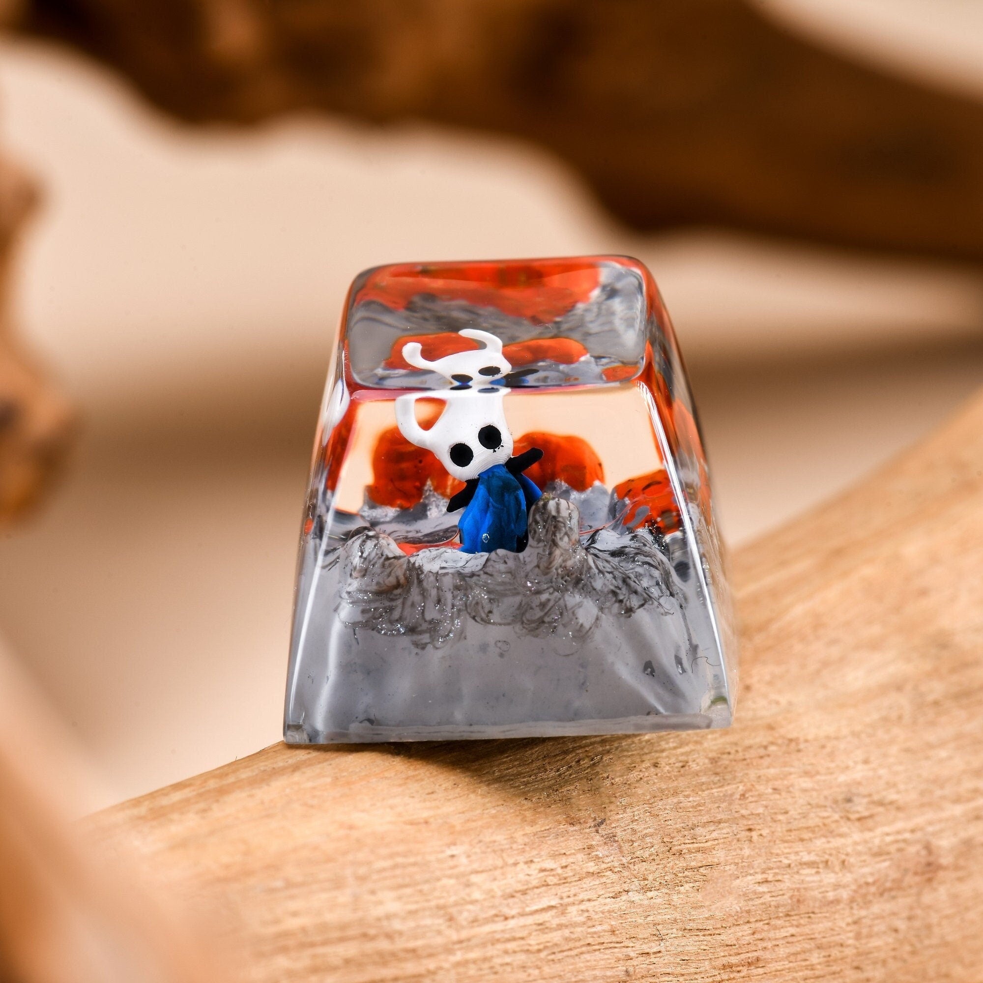 Handmade H.oll.ow K.night inspired keycap for mechanical keyboard, Anime keycap, custom gaming keyboard,Gift for him, Gift fo