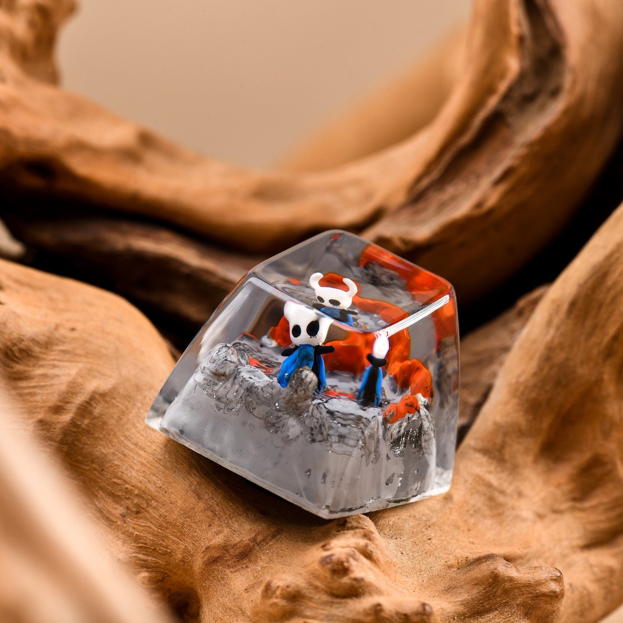 Handmade H.oll.ow K.night inspired keycap for mechanical keyboard, Anime keycap, custom gaming keyboard,Gift for him, Gift fo