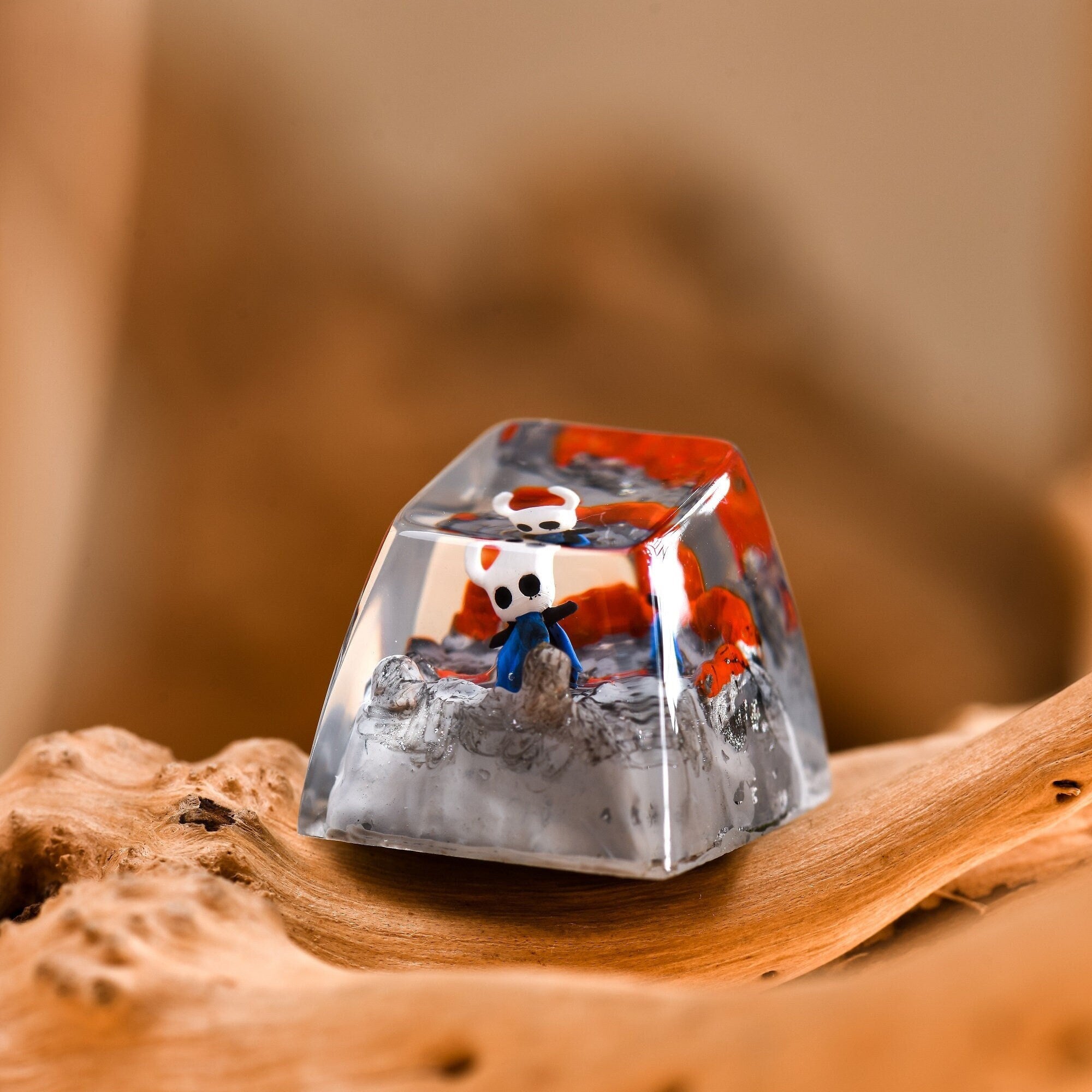 Handmade H.oll.ow K.night inspired keycap for mechanical keyboard, Anime keycap, custom gaming keyboard,Gift for him, Gift fo