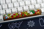 Artisan Keycap White Skull Resin Keycap For Cherry MX Switches Mechanical Keyboard Gift for him by KeyNerd