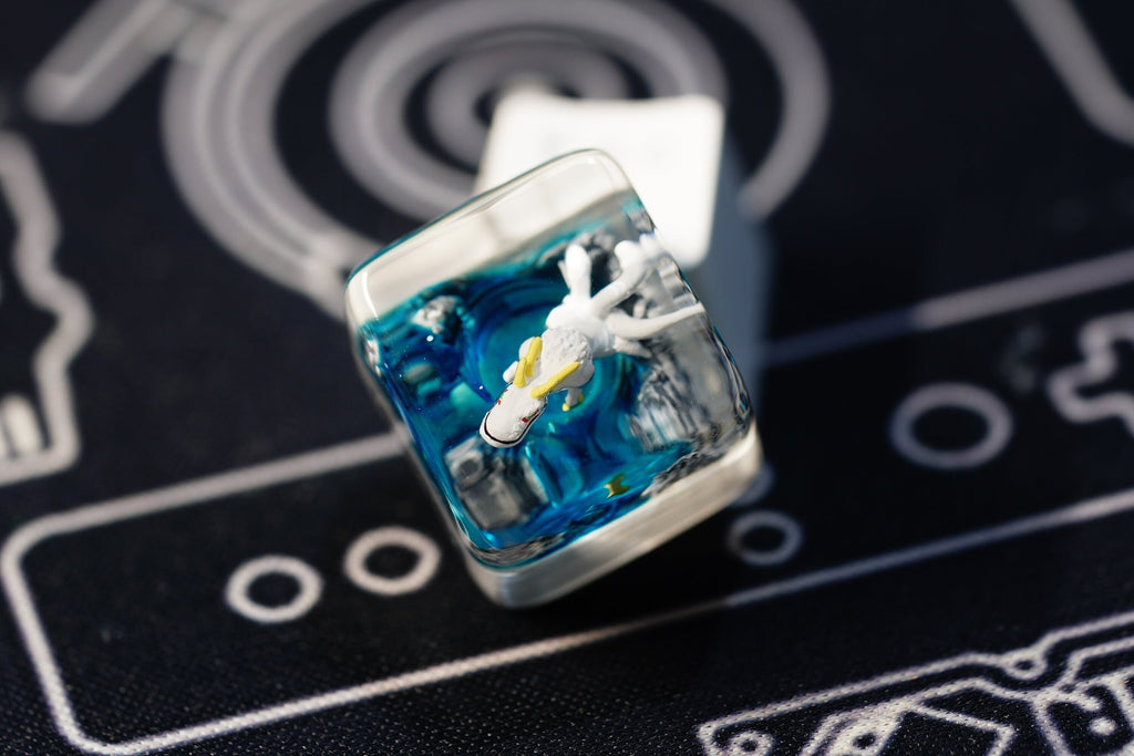 Ninja Keycap, Beast Keycap,Anime Keycap, Resin Keycap, Custom Keycaps, ESC Keycap,Keycap Set, Handmade Keycap, Cube keycap
