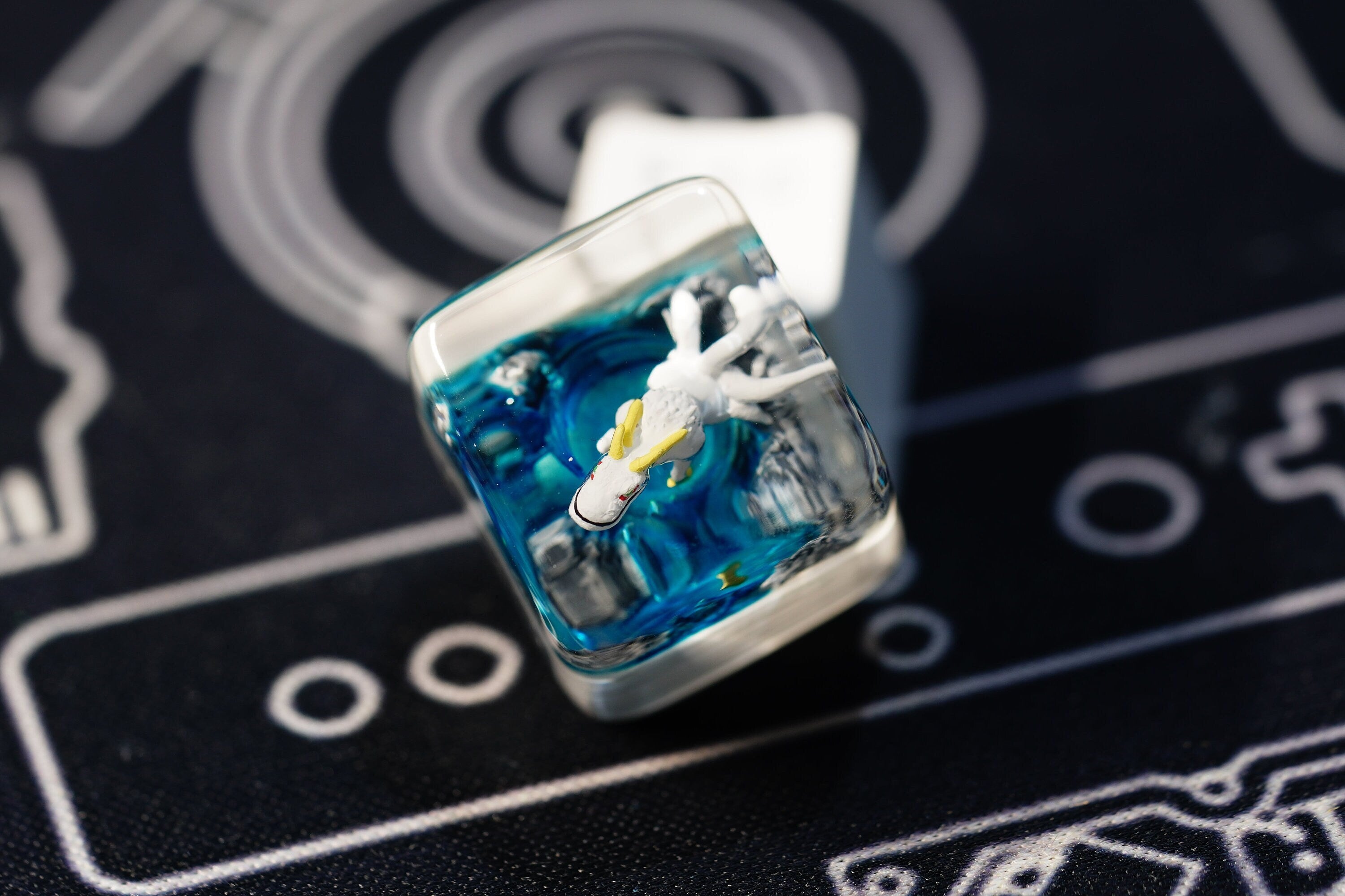 Ninja Keycap, Beast Keycap,Anime Keycap, Resin Keycap, Custom Keycaps, ESC Keycap,Keycap Set, Handmade Keycap, Cube keycap
