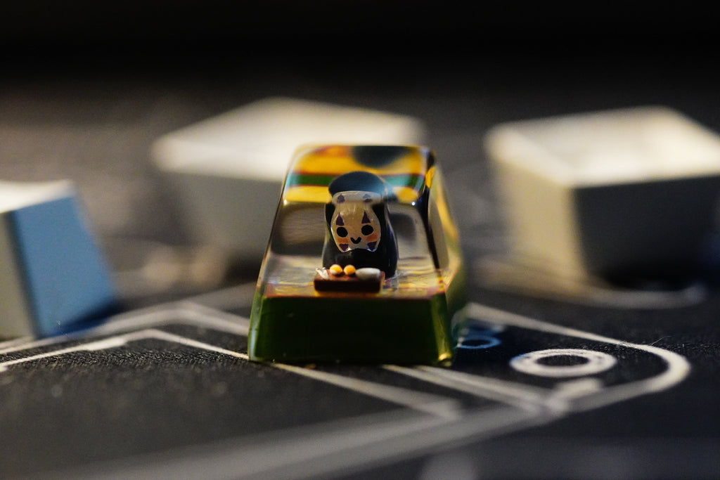 N.o Fa.c.e Keycap, Cube Artisan Keycap, ESC keycap, Gifts for, Birthday, Christmas gift, Gift for Brother, wedding gift, spec