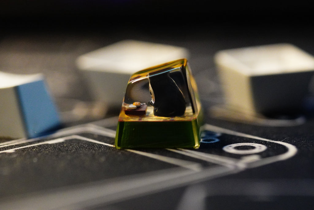 N.o Fa.c.e Keycap, Cube Artisan Keycap, ESC keycap, Gifts for, Birthday, Christmas gift, Gift for Brother, wedding gift, spec