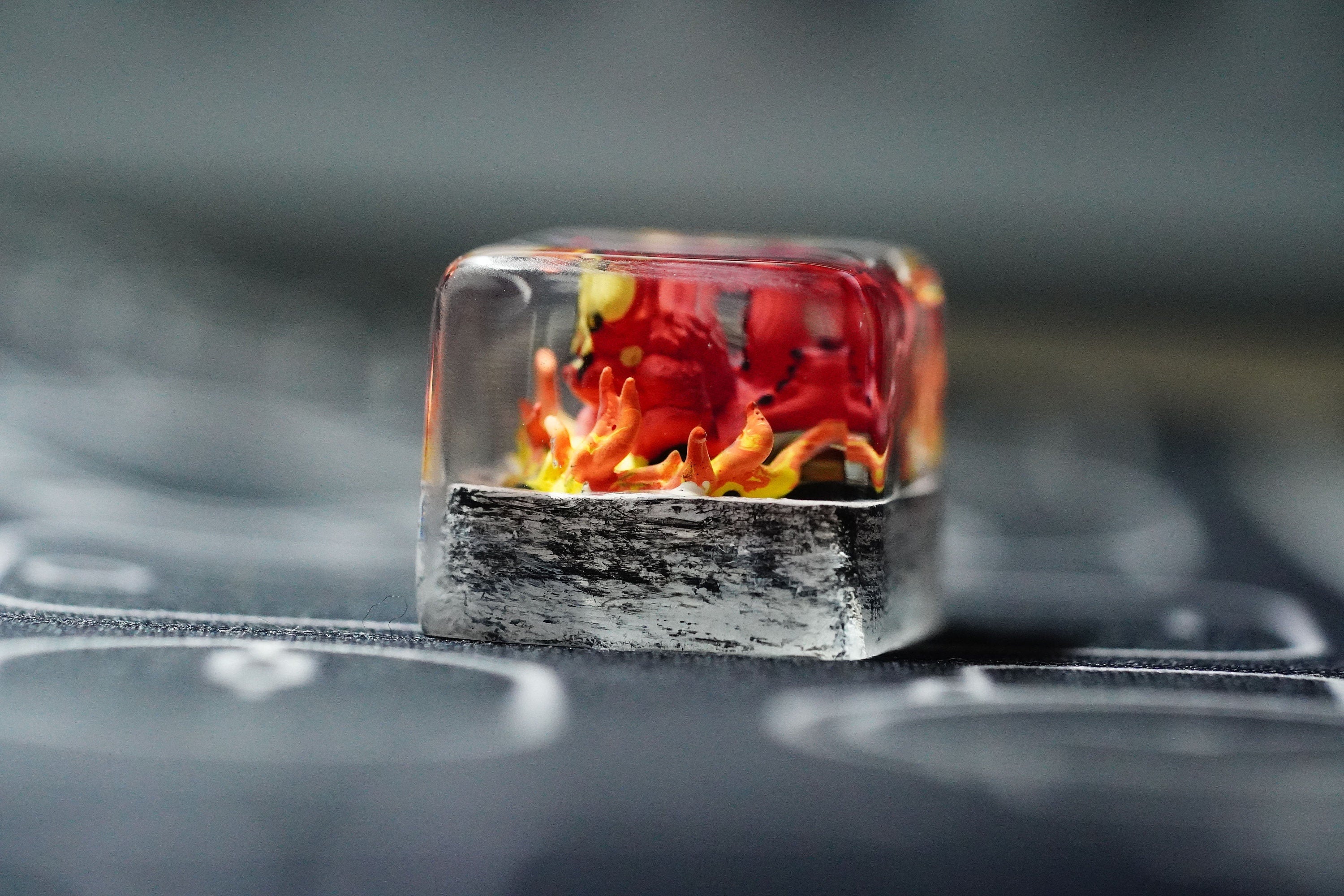 Ninja Keycap, Beast Keycap,Anime Keycap, Resin Keycap, Custom Keycaps, ESC Keycap,Keycap Set, Handmade Keycap, Cube keycap